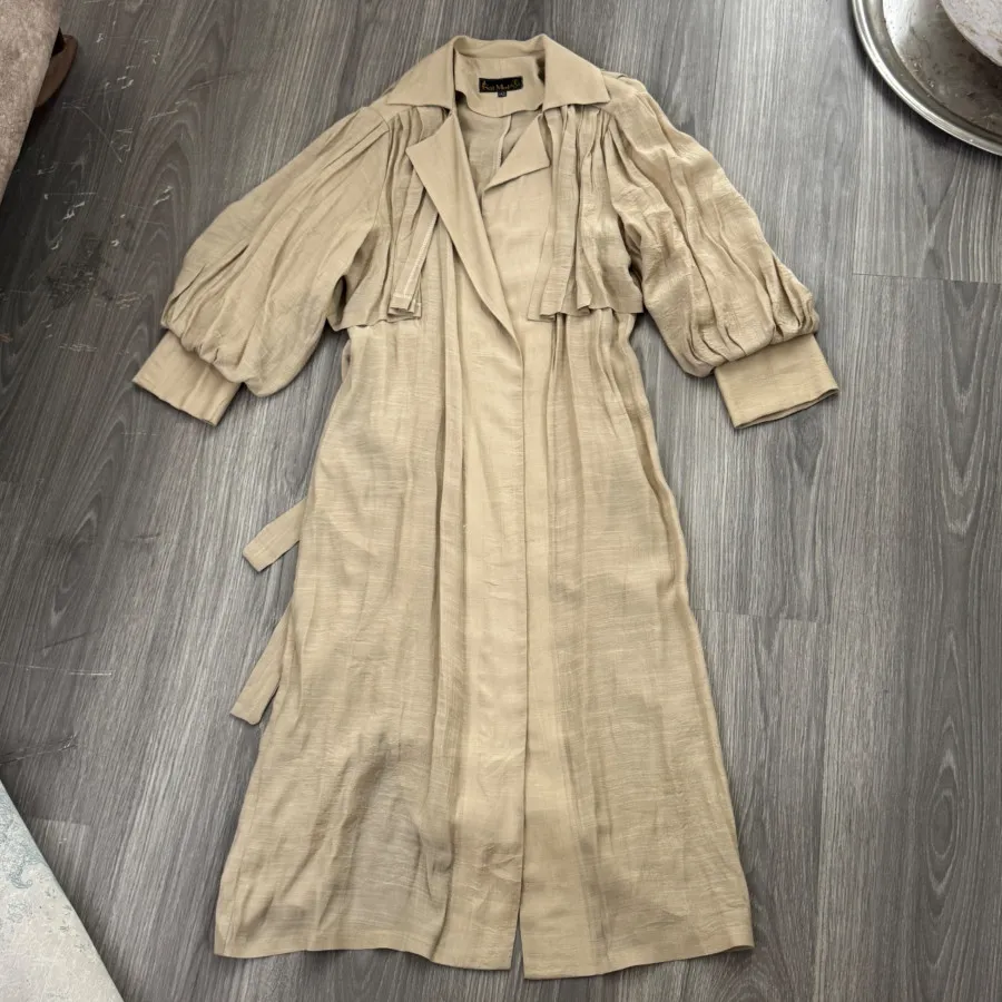 مانتو کرمی فری سایز