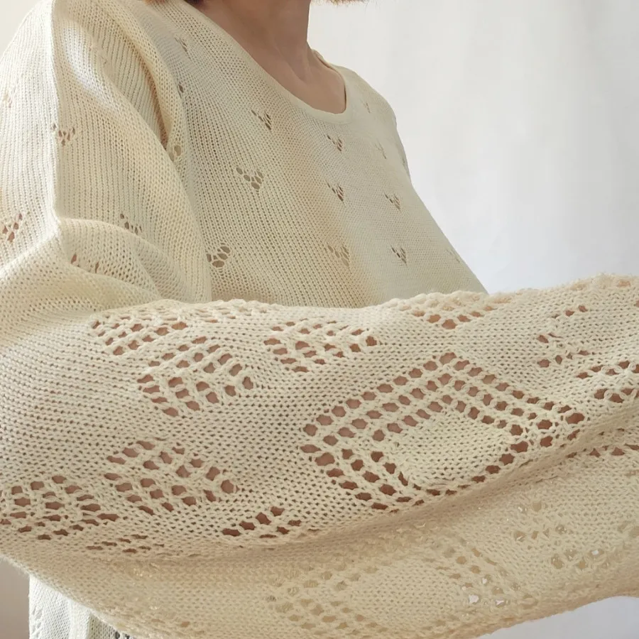 تونیک طرح قلاب بافی خارجی