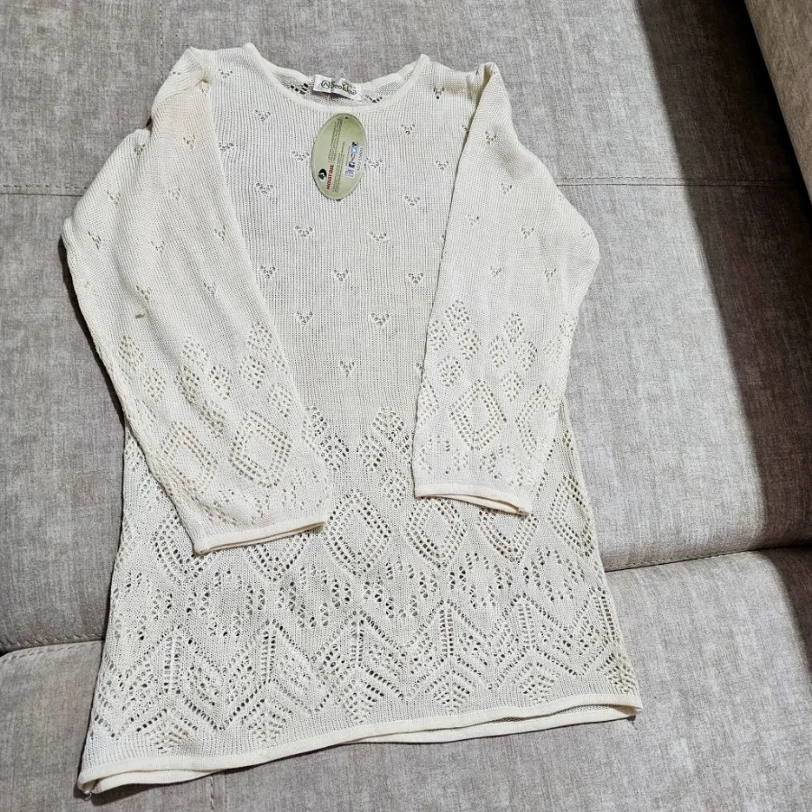 تونیک طرح قلاب بافی خارجی