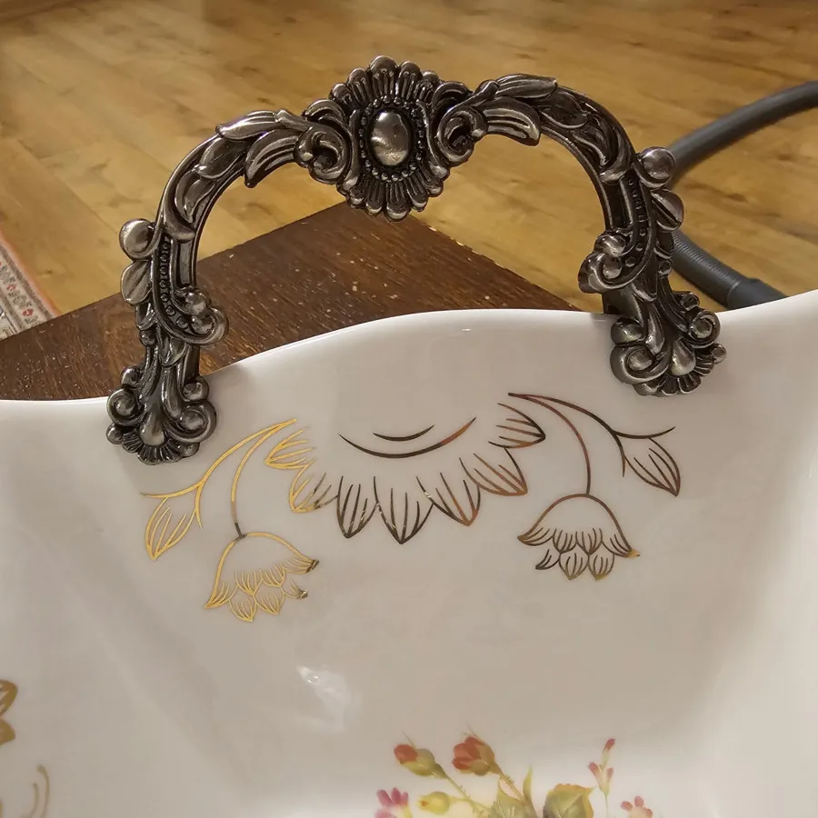 میوه خوری سرامیکی گلدار