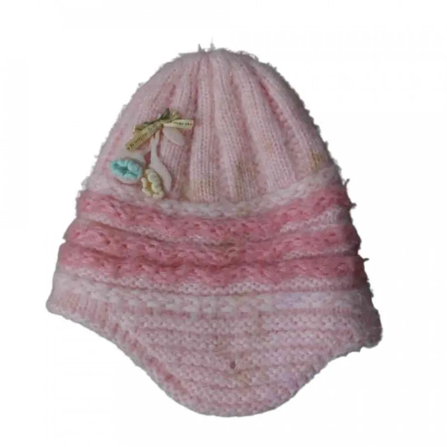 کلاه بافت تو خز دخترانه