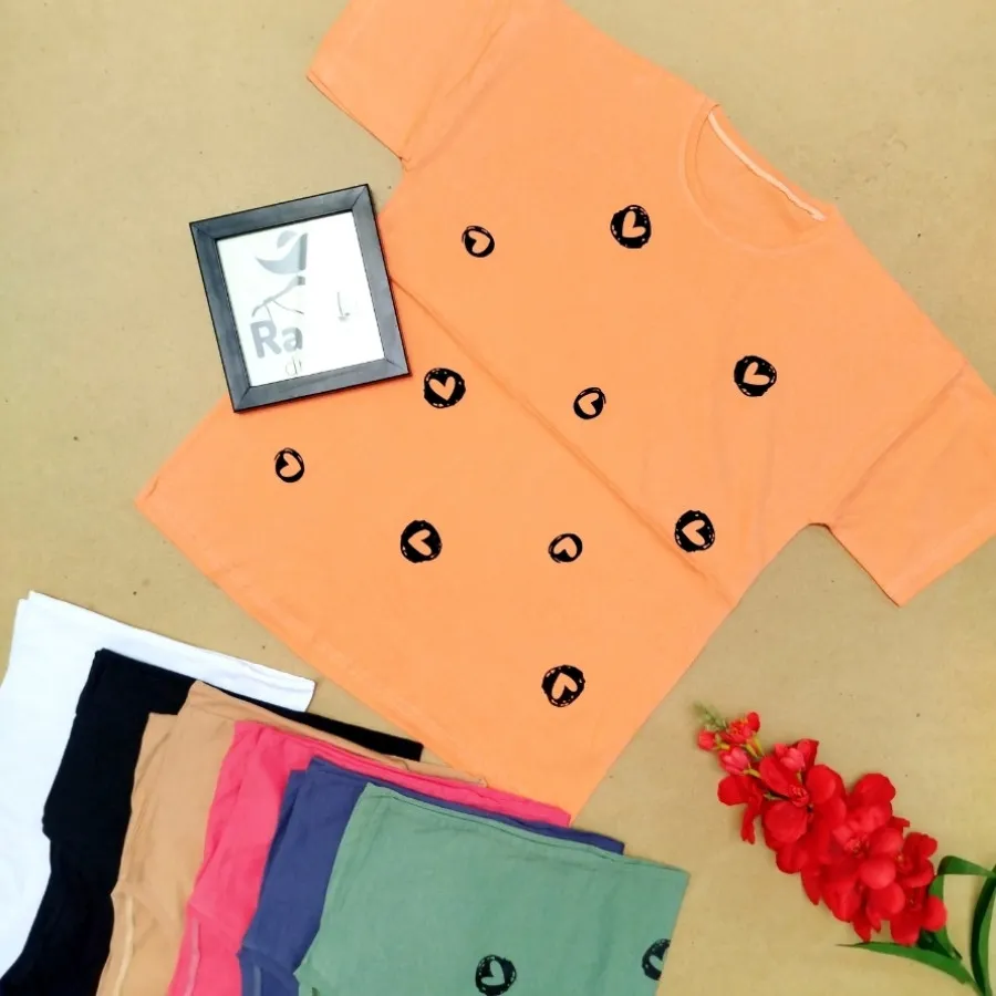 تیشرت طرح قلب