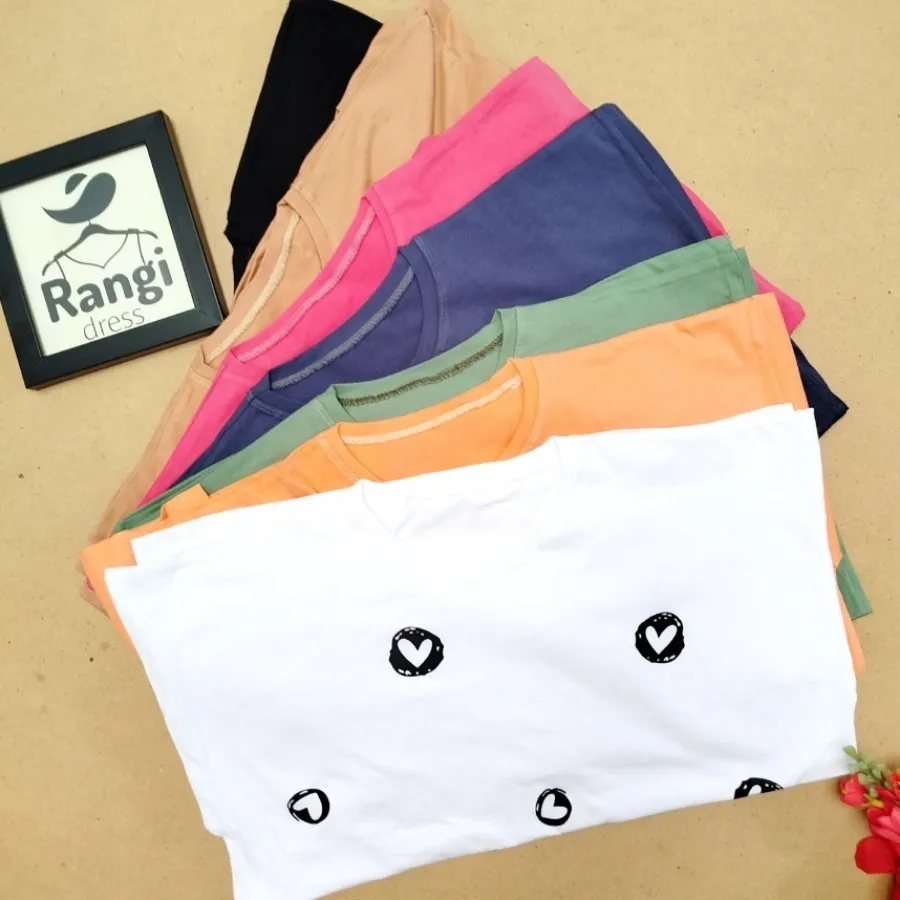 تیشرت طرح قلب