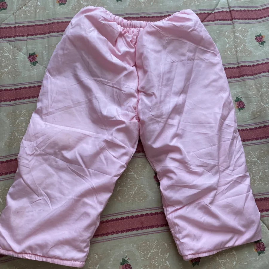 کاپشن شلوار صورتی دخترانه