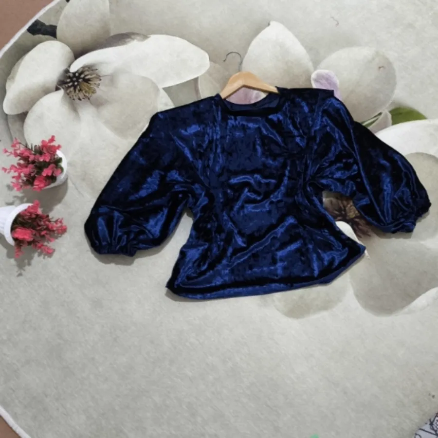 شومیز کراپ مخمل کد 160