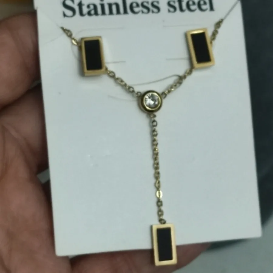 نیم ست استیل کپی طلا