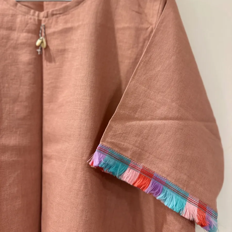 تونیک لینن صورتی