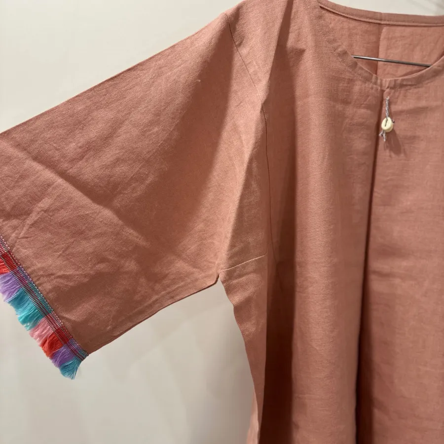 تونیک لینن صورتی