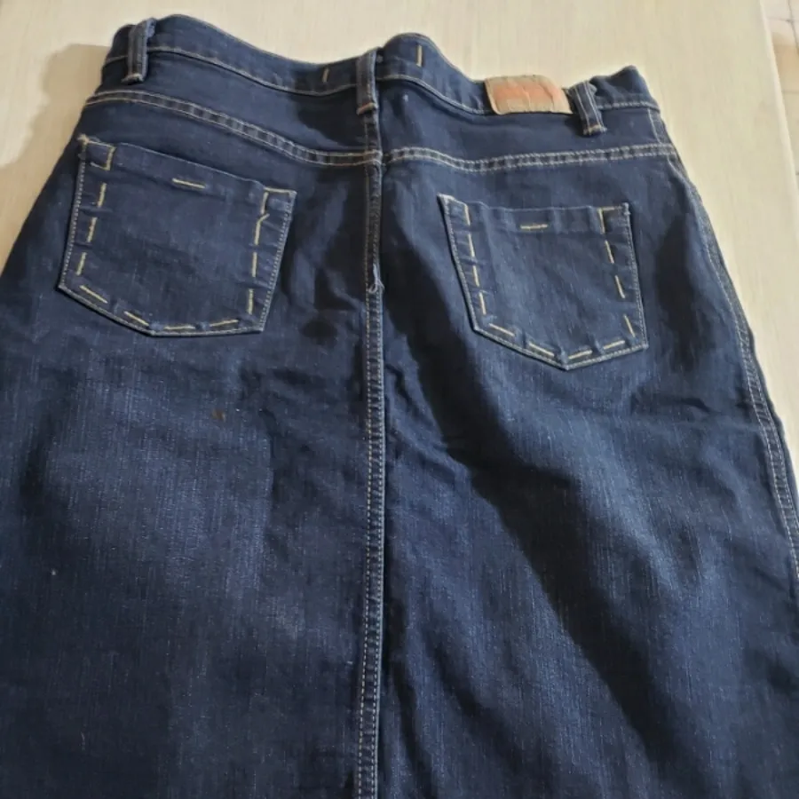 دامن جین سورمه ای