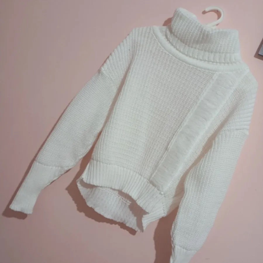 بافت کراپ یقه شل