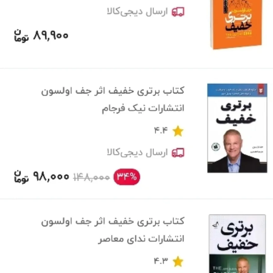 کتاب برتری خفیف