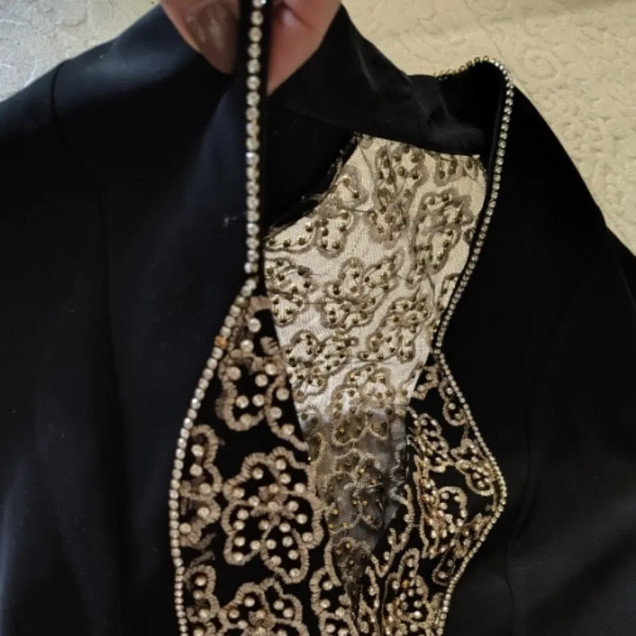 کت مجلسی سنگ دوزی شده