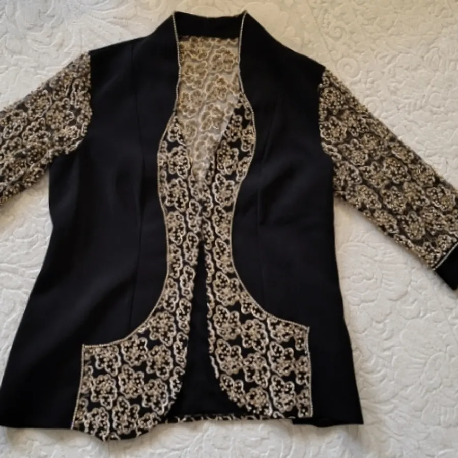 کت مجلسی سنگ دوزی شده