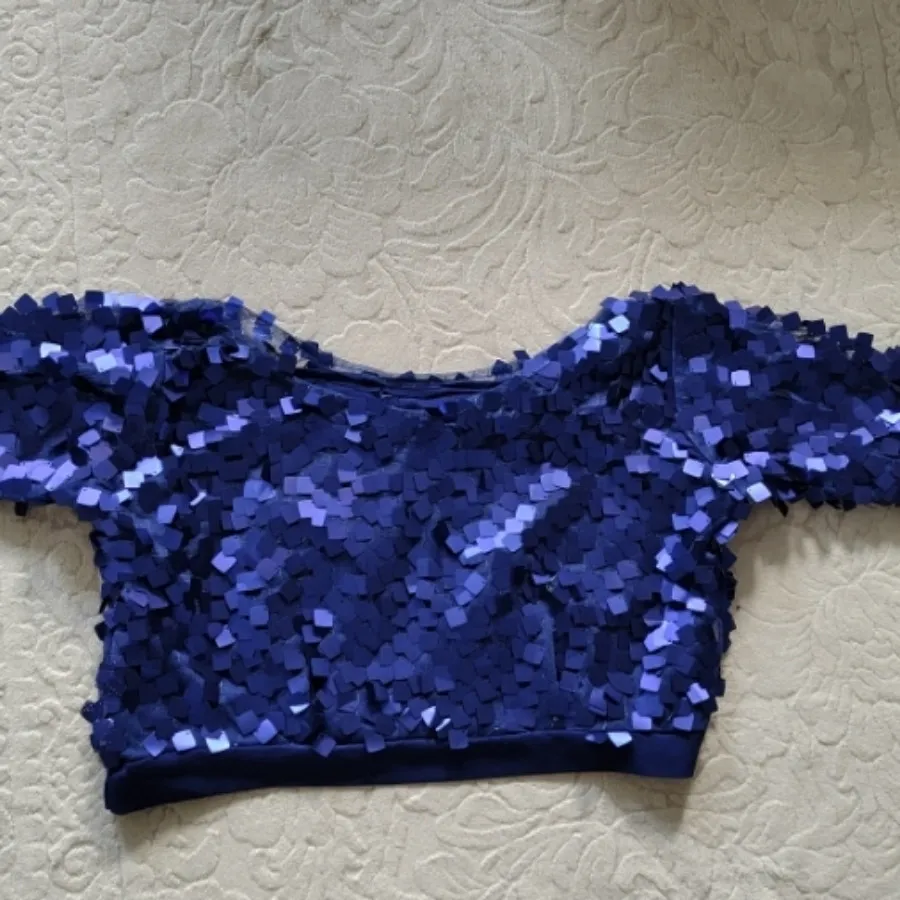 کراپ پولکی آبی