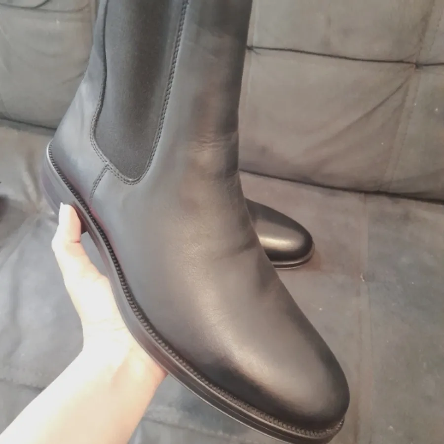 نیم بوت چرم مردانه