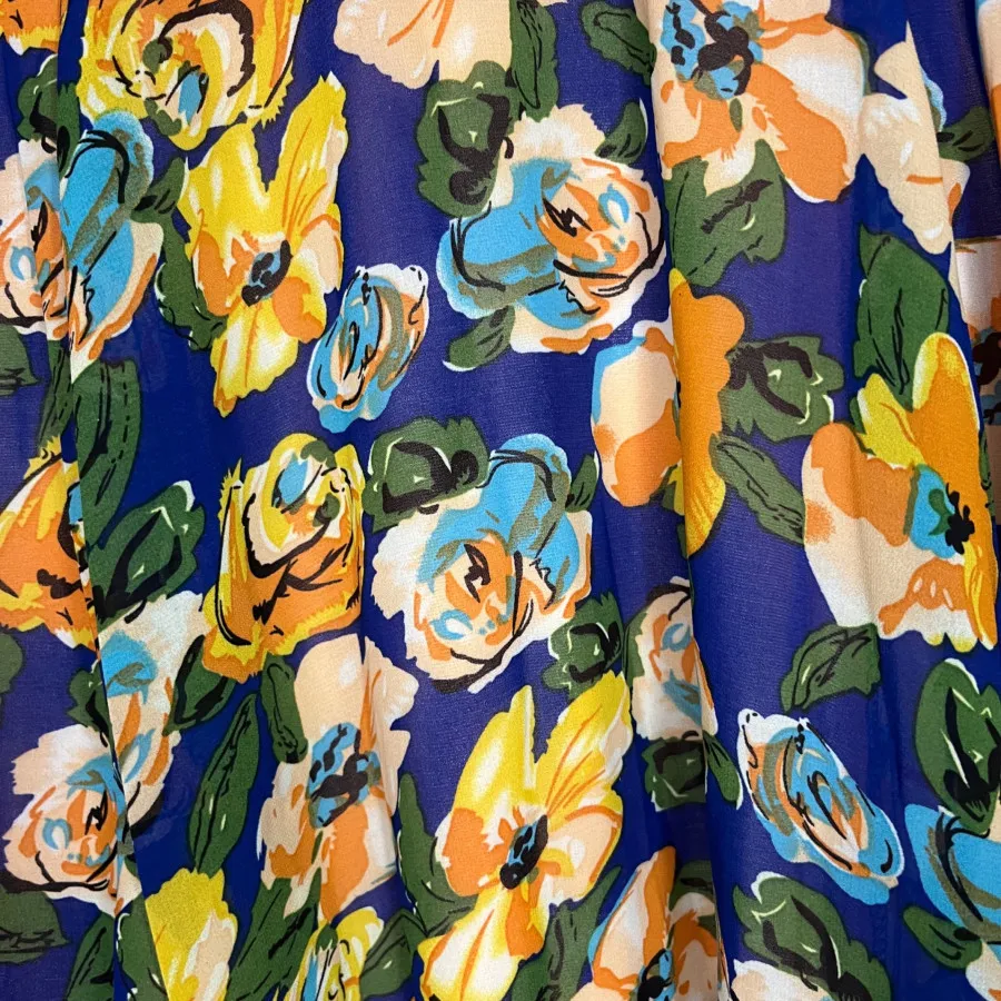 پیراهن حریر  گلگلی