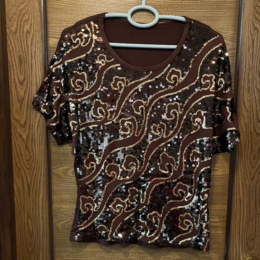 بلوز مجلسی پولکدوزی