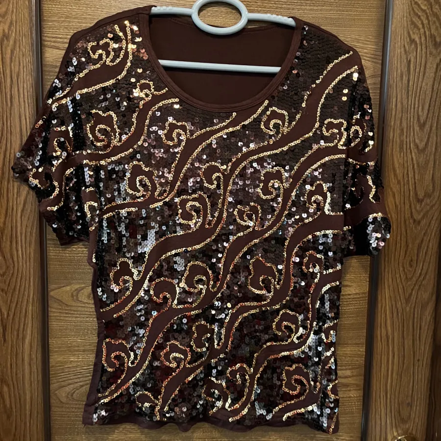 بلوز مجلسی پولکدوزی