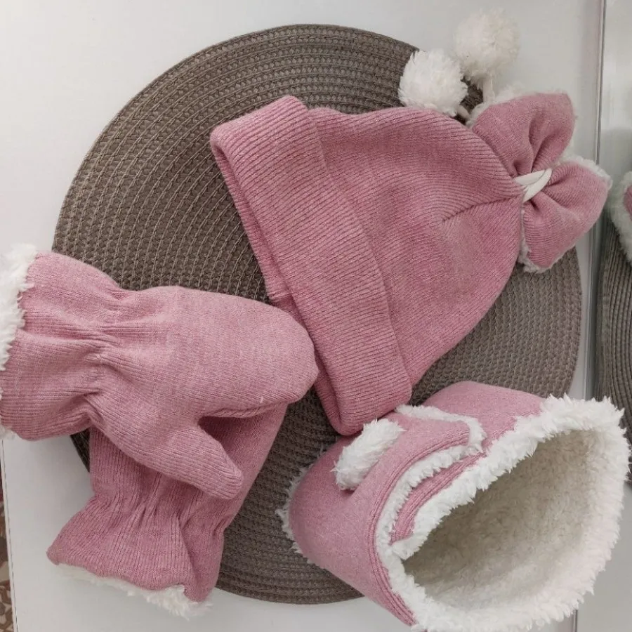 شال و کلاه زطرح پاپیون