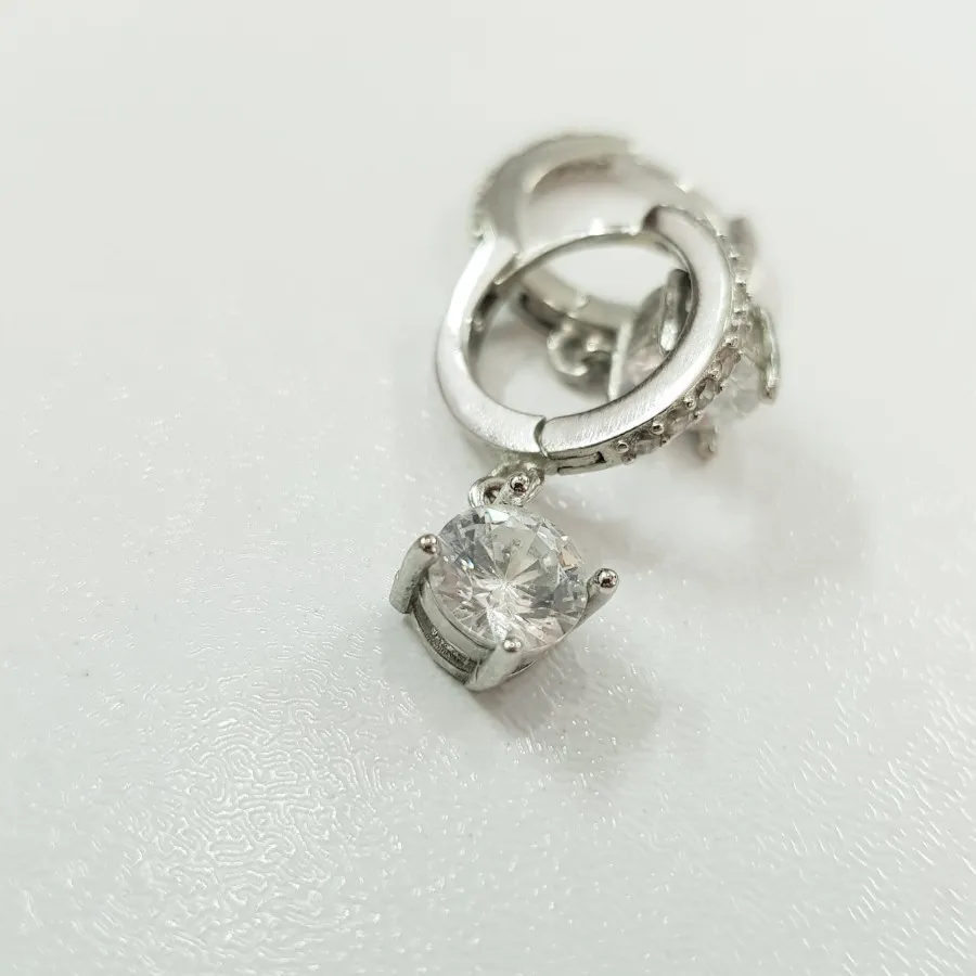 گوشواره استیل سنگ زیرکنیا