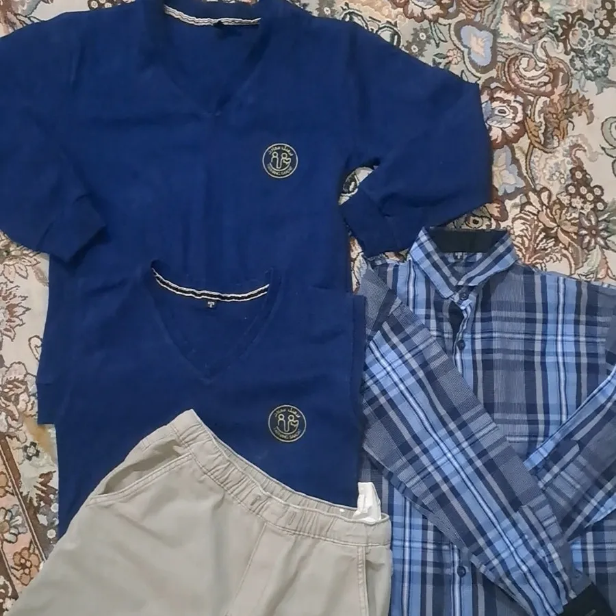 پیراهن جلیقه بلوز شلوارک