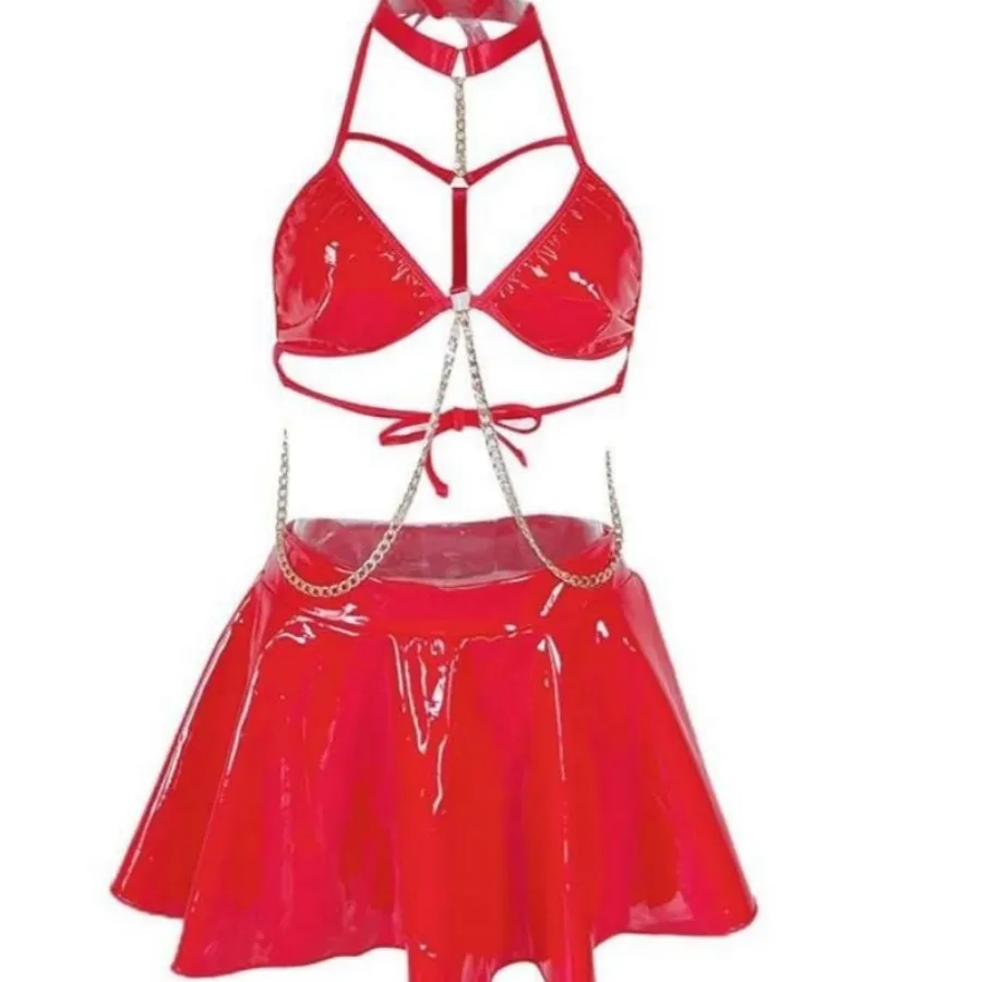 لباس خواب دیسکویی لاتکس