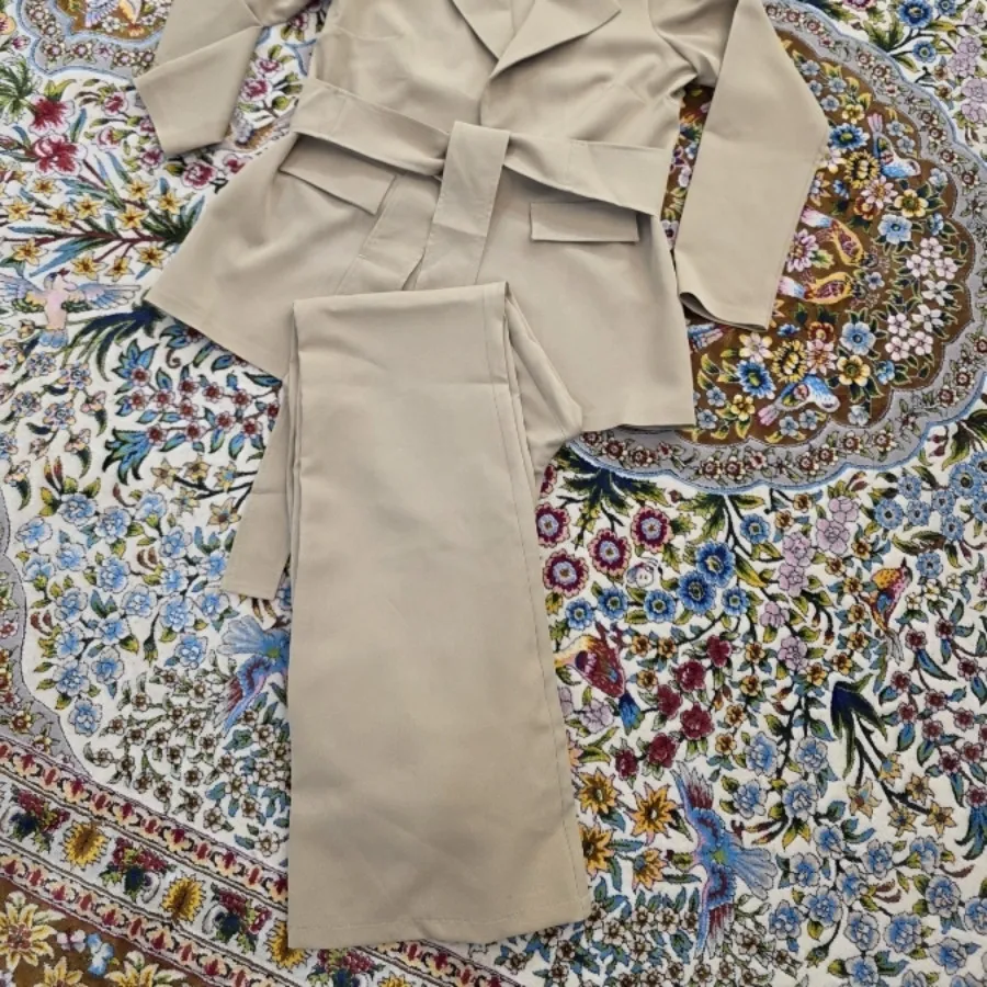 کت  و شلوار کرپ