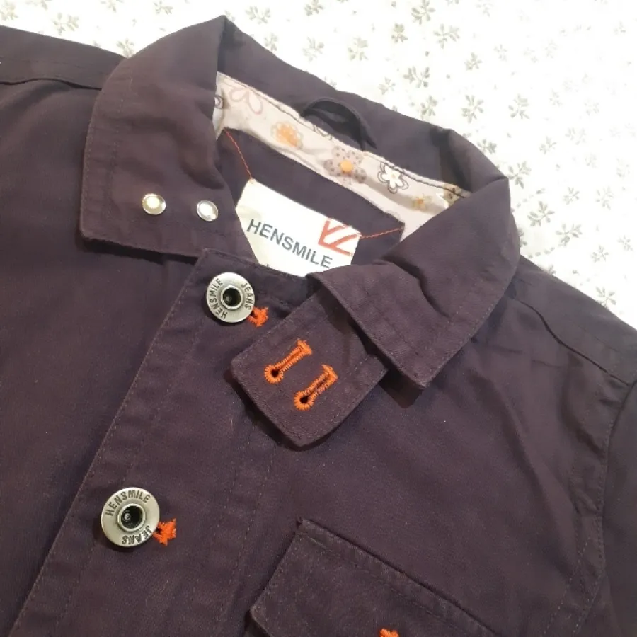 کاپشن کتان بنفش