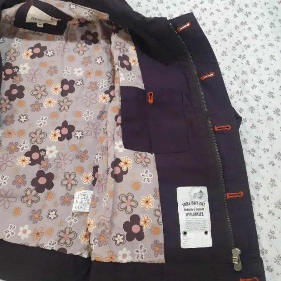 کاپشن کتان بنفش