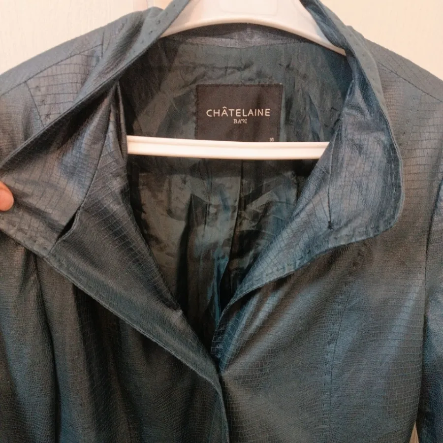 مانتو پاییزه چرم