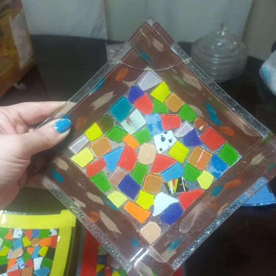 6بشقاب بلور