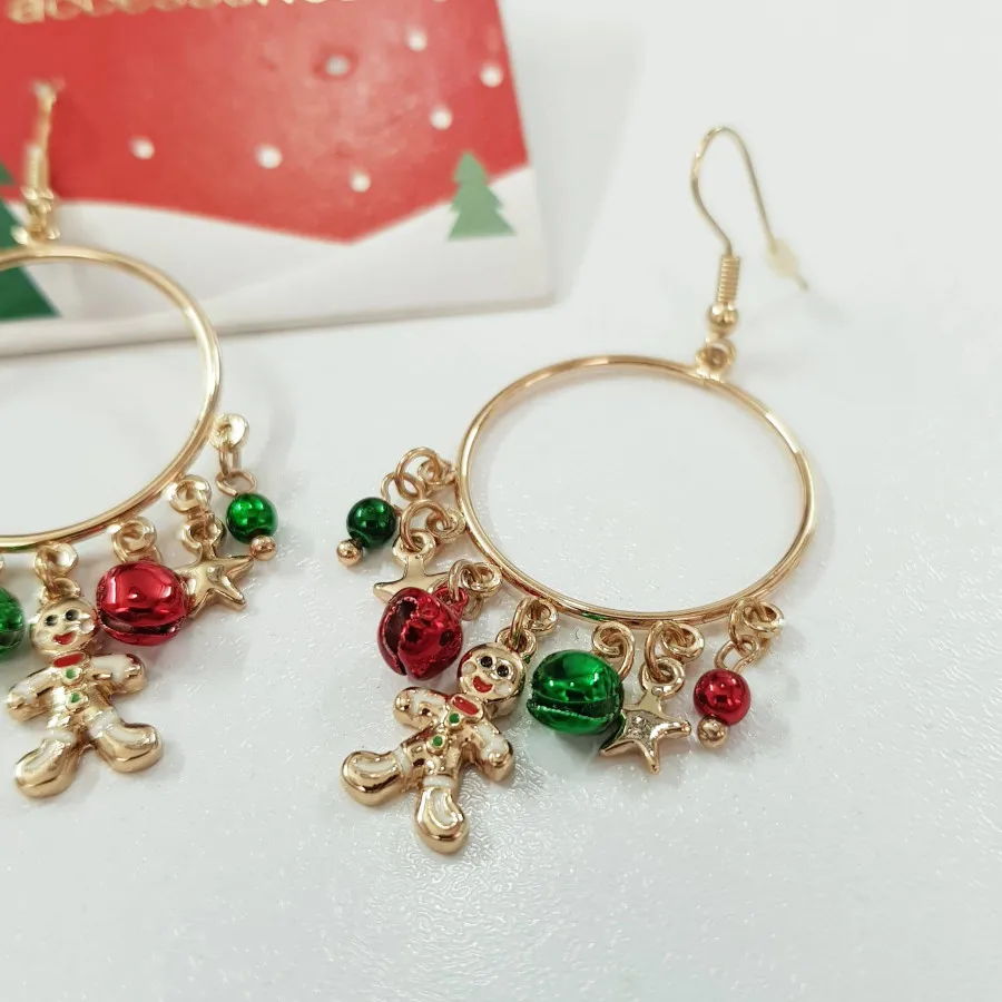 گوشواره طلایی آویز دار