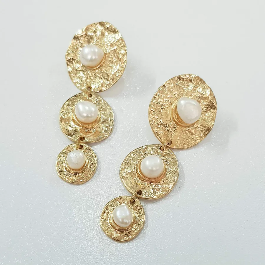 گوشواره استیل مروارید اصل