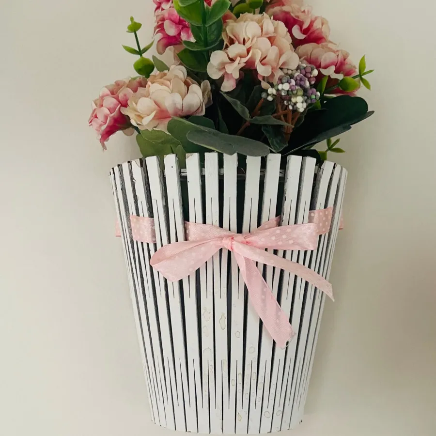 ست گلدان و گل