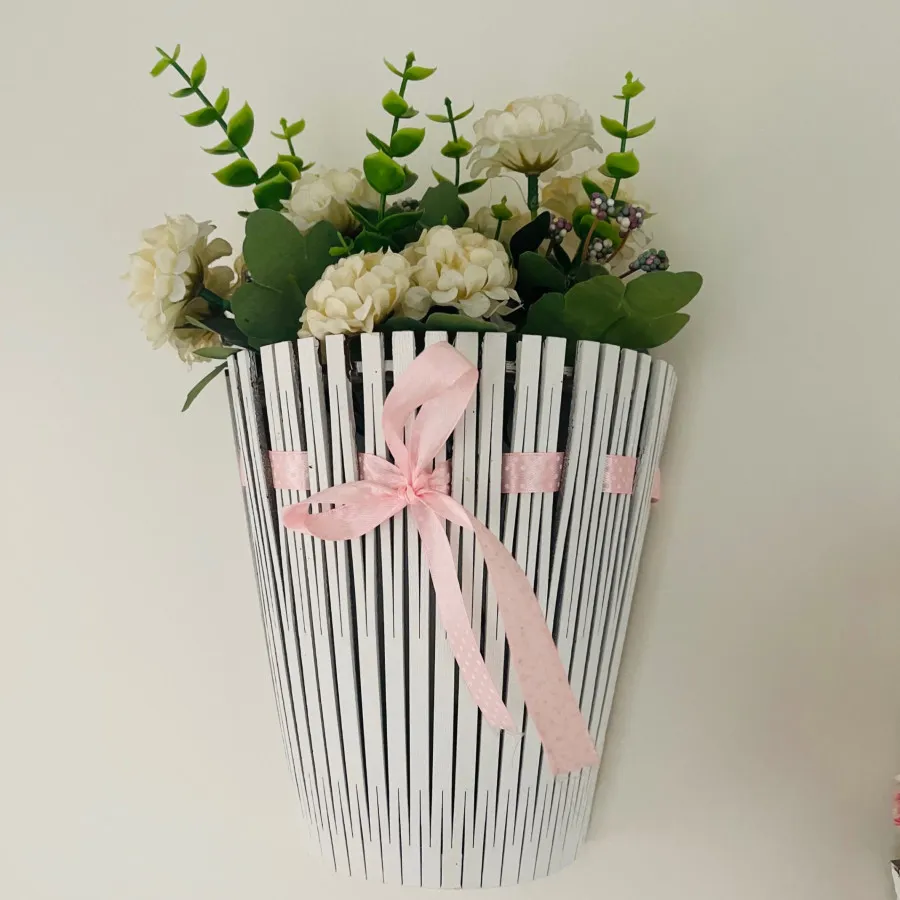 ست گلدان و گل