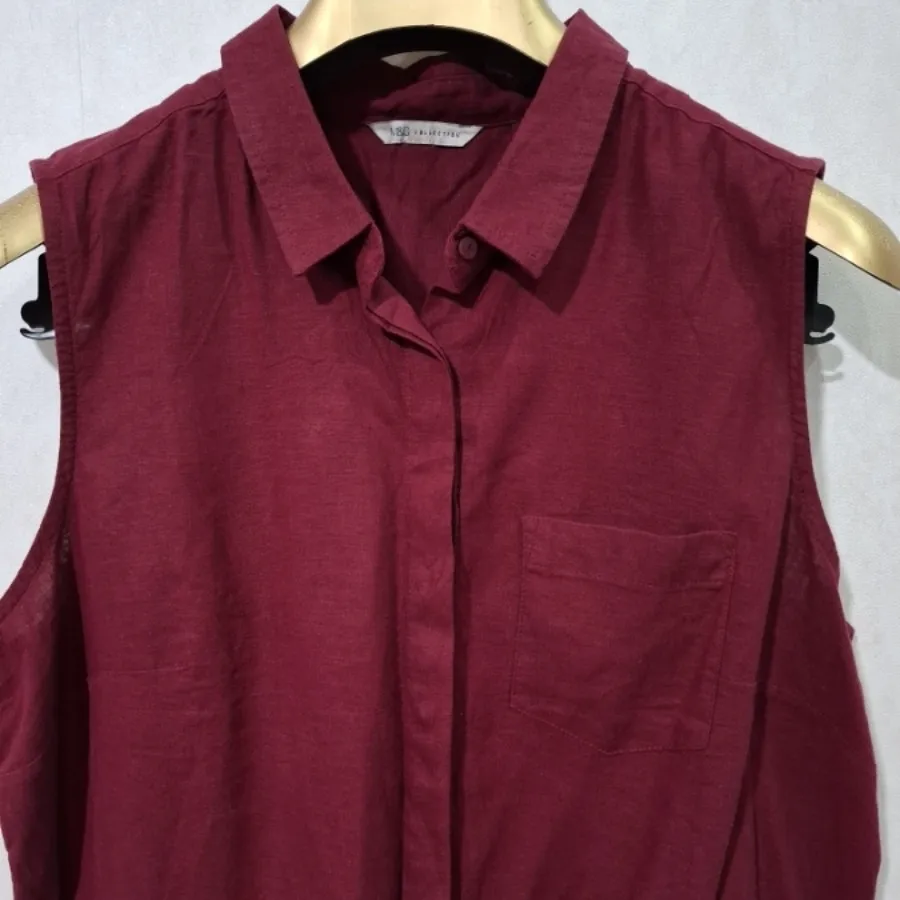 شومیز حلقه ای زرشکی