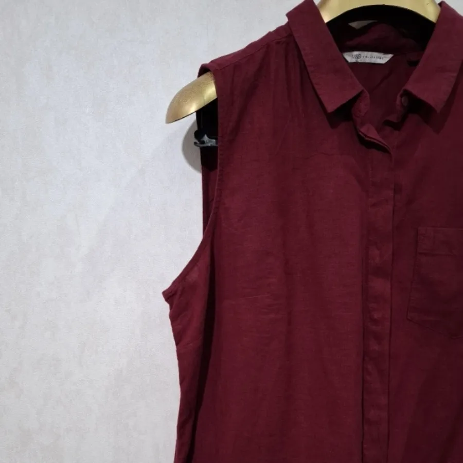 شومیز حلقه ای زرشکی