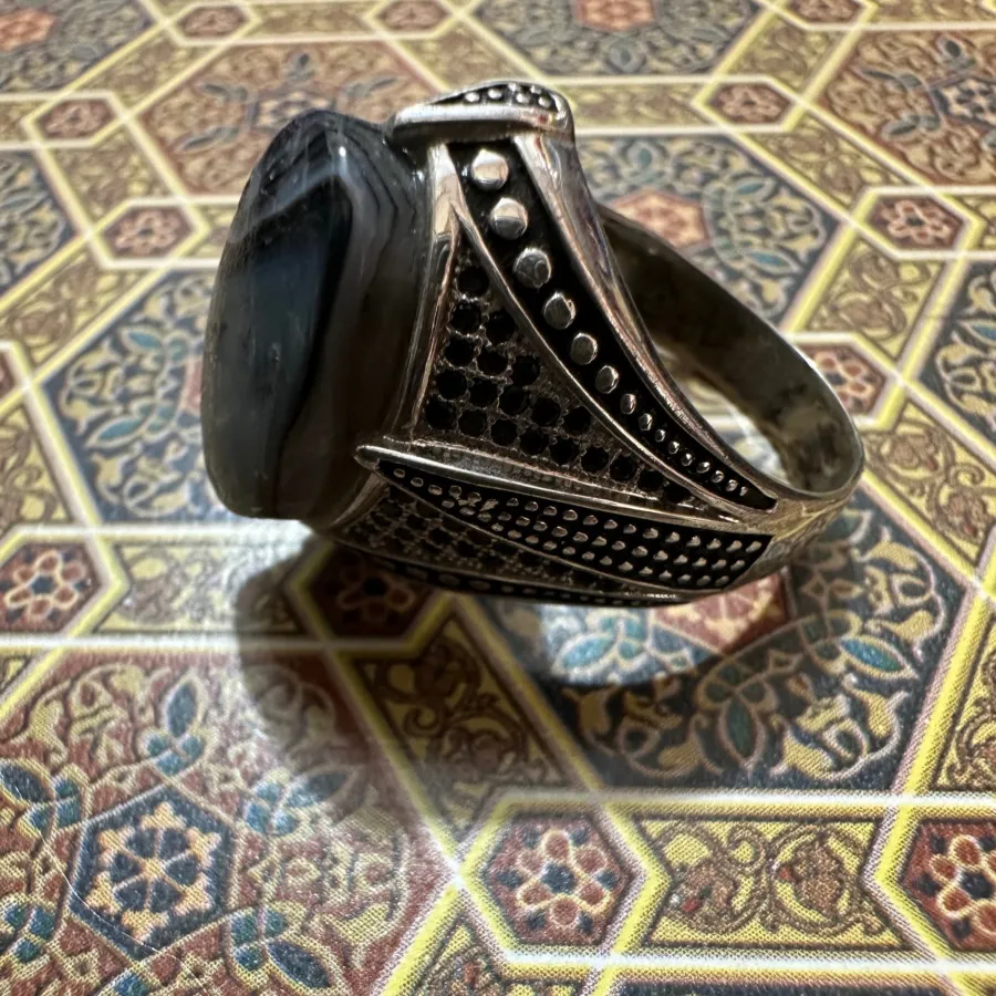 انگشترنقره مردانه ترک