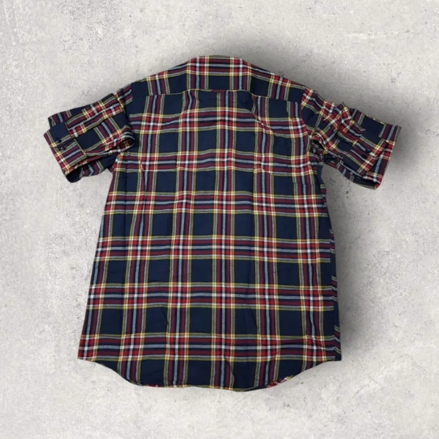 پیراهن چهارخانه نخی XL