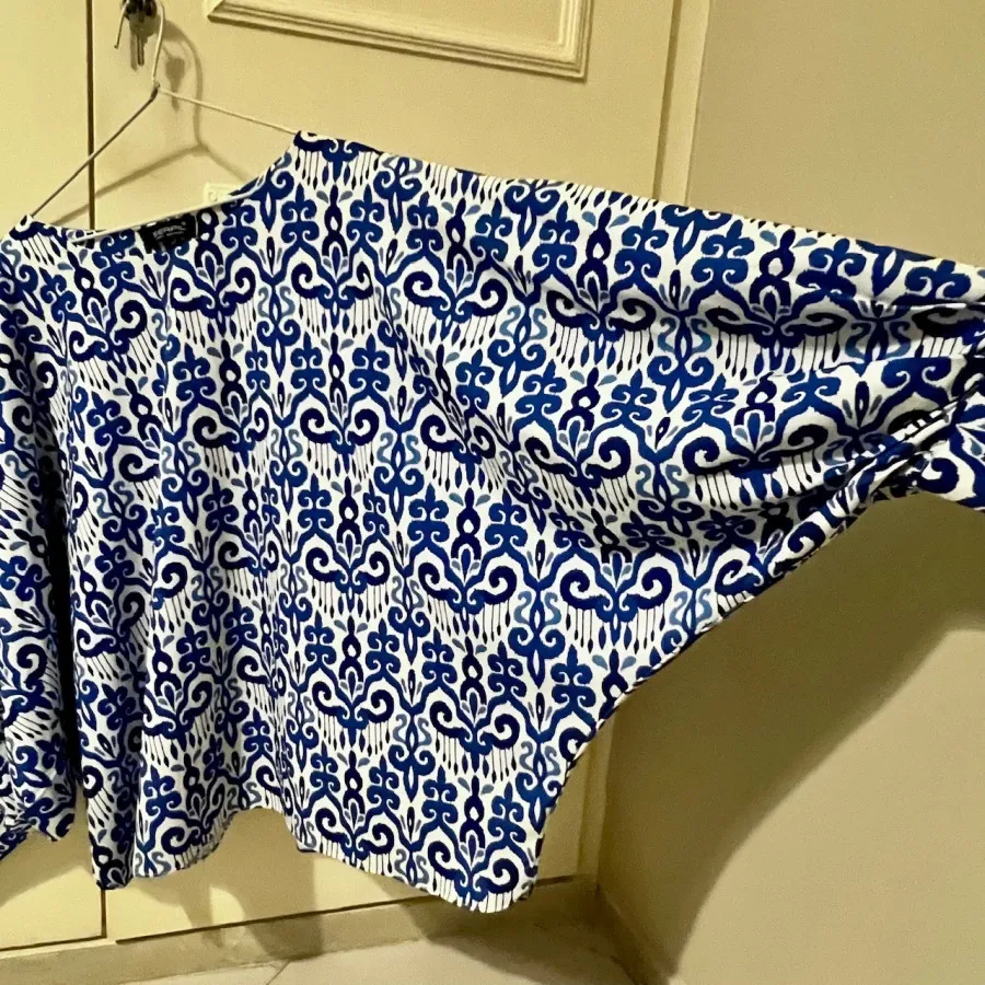 بلوز طرحدار فری‌سایز