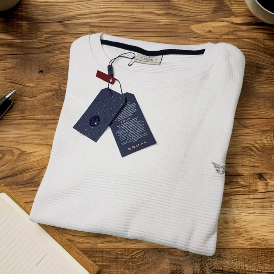 تیشرت بلند بیسکویتی سفید