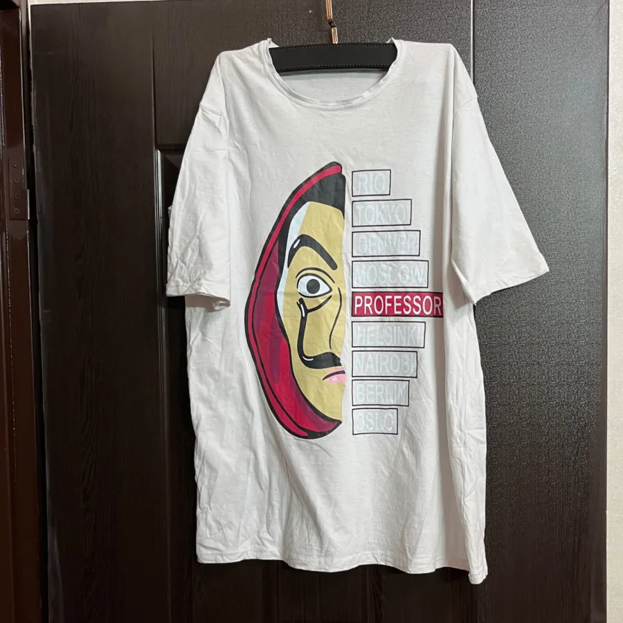 تیشرت سفید مانی هیست نو