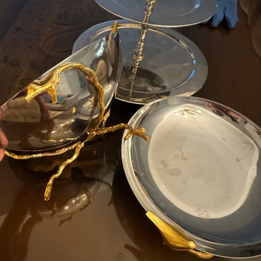 ظروف ست پزیرایی استیل