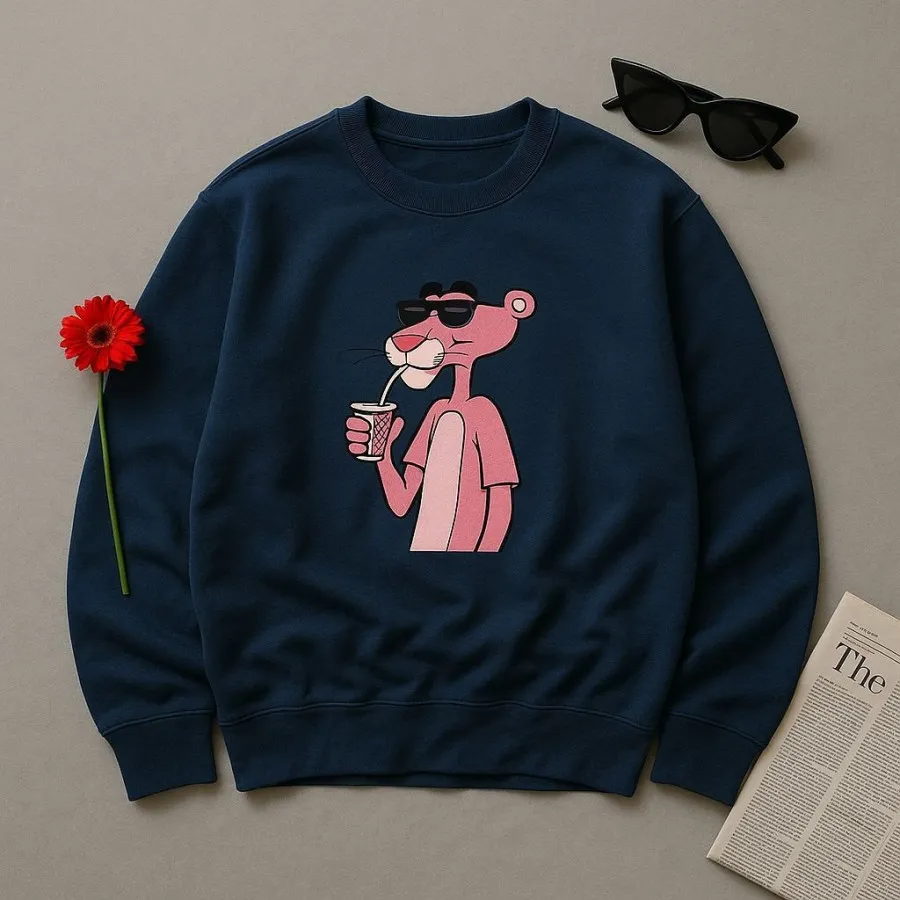 بلوز پاییزه پلنگ صورتی