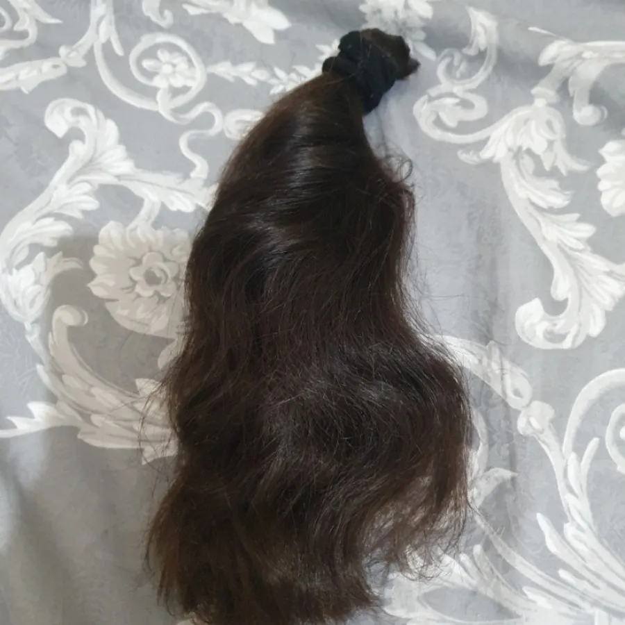 موی طبیعی 30 CM بدون رنگ