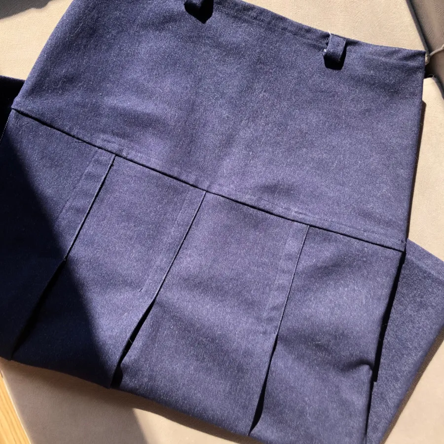 دامن جین پیلی دار