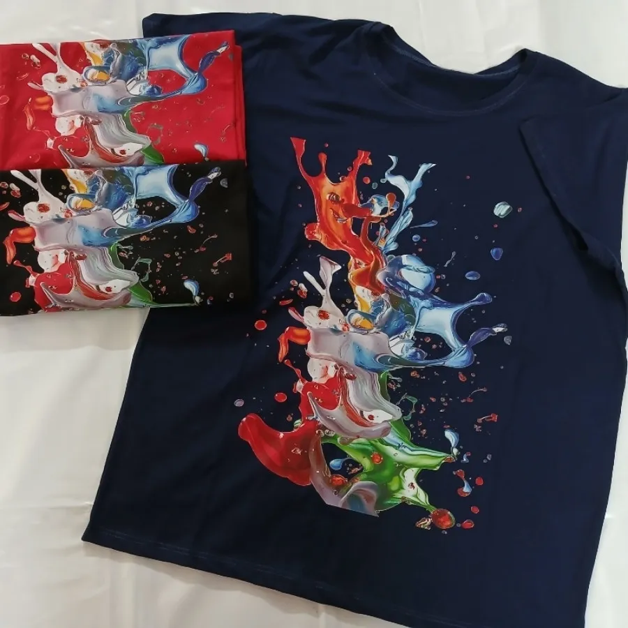 تیشرت طرح سه بعدی 1