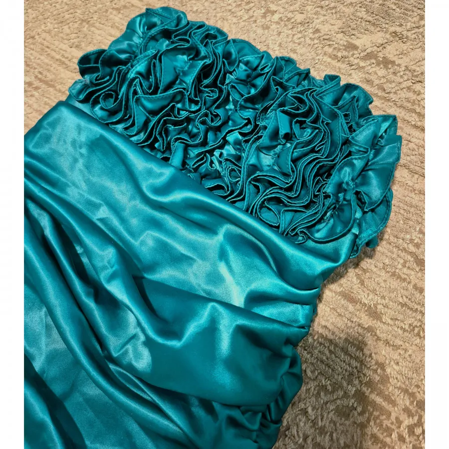 پیراهن مجلسی سبز کله غازی