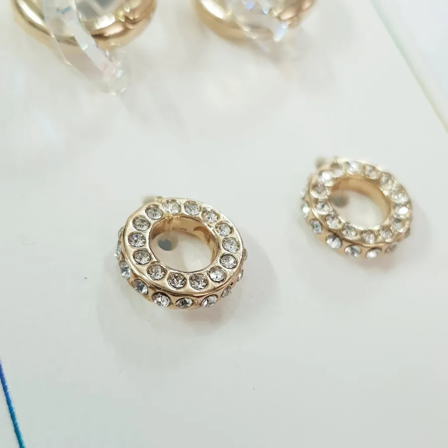 پک گوشواره قفلی طلایی