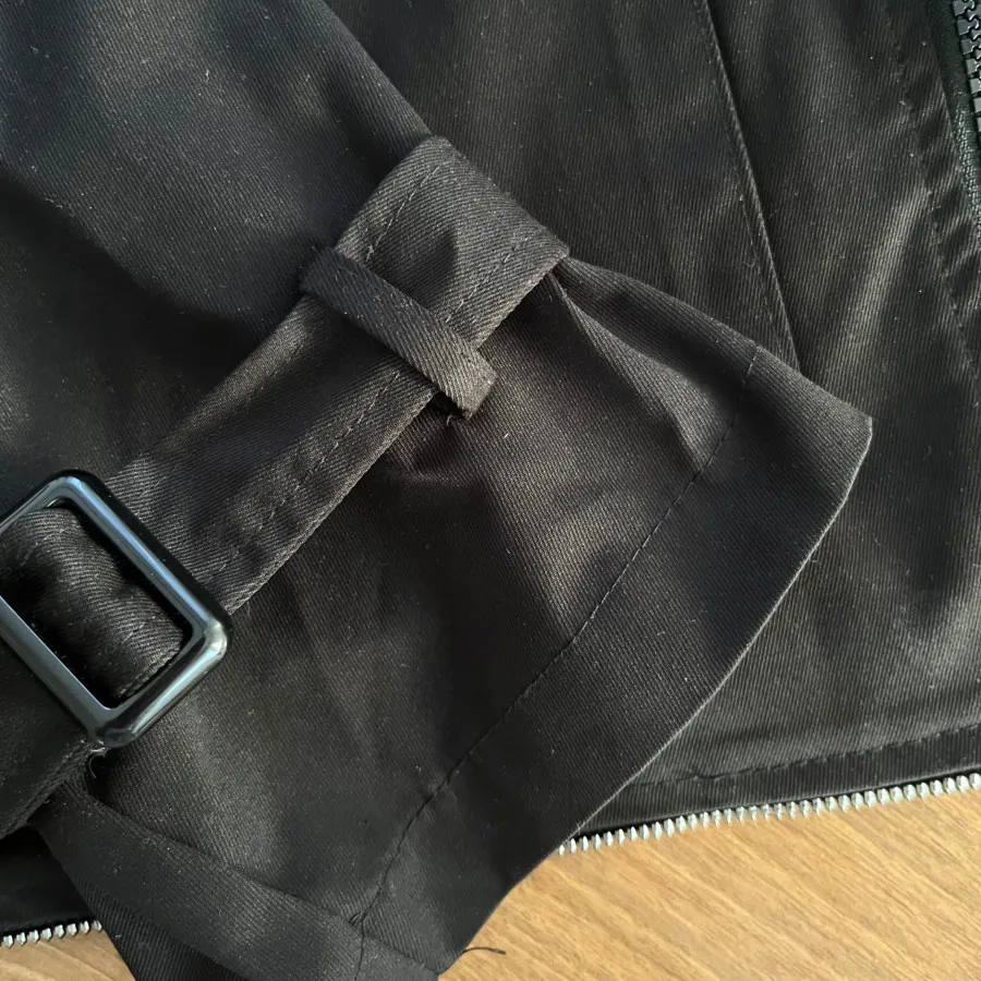 کت کراپ کتان مشکی